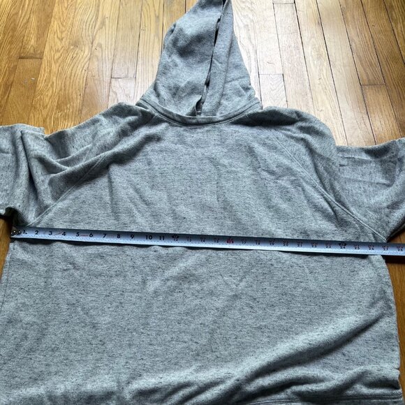 Banana Republic Size XXL Gray Hooded Long Sleeve Pullover Hoodie Sweatshirt - Picture 9 of 13